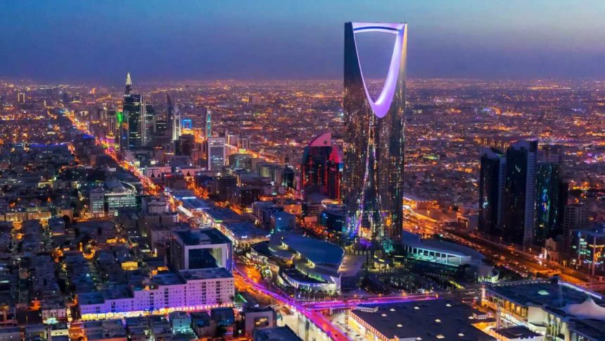 Pleasant night view of Saudia Arabia