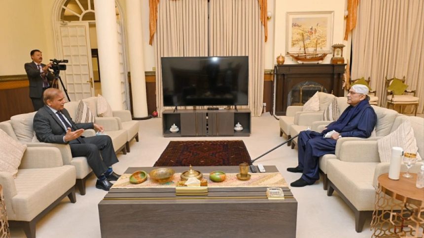 Zardari, Shehbaz urge world to prioritize peace over conflict